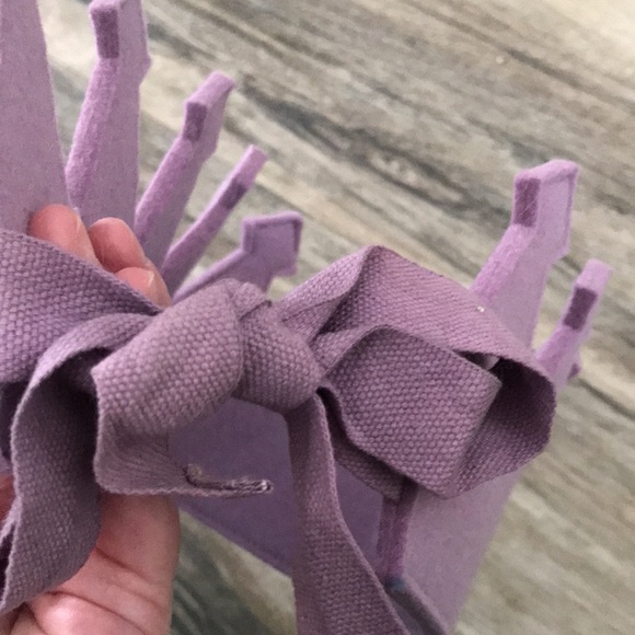 👑 FELT CROWN & STAR WAND PURPLE FOR COSTUME PLAY ONE SIZE FITS ALL! - Picture 3 of 3